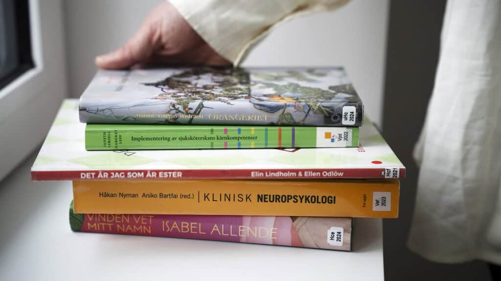 Böcker från sjukhusbiblioteket i Malmö