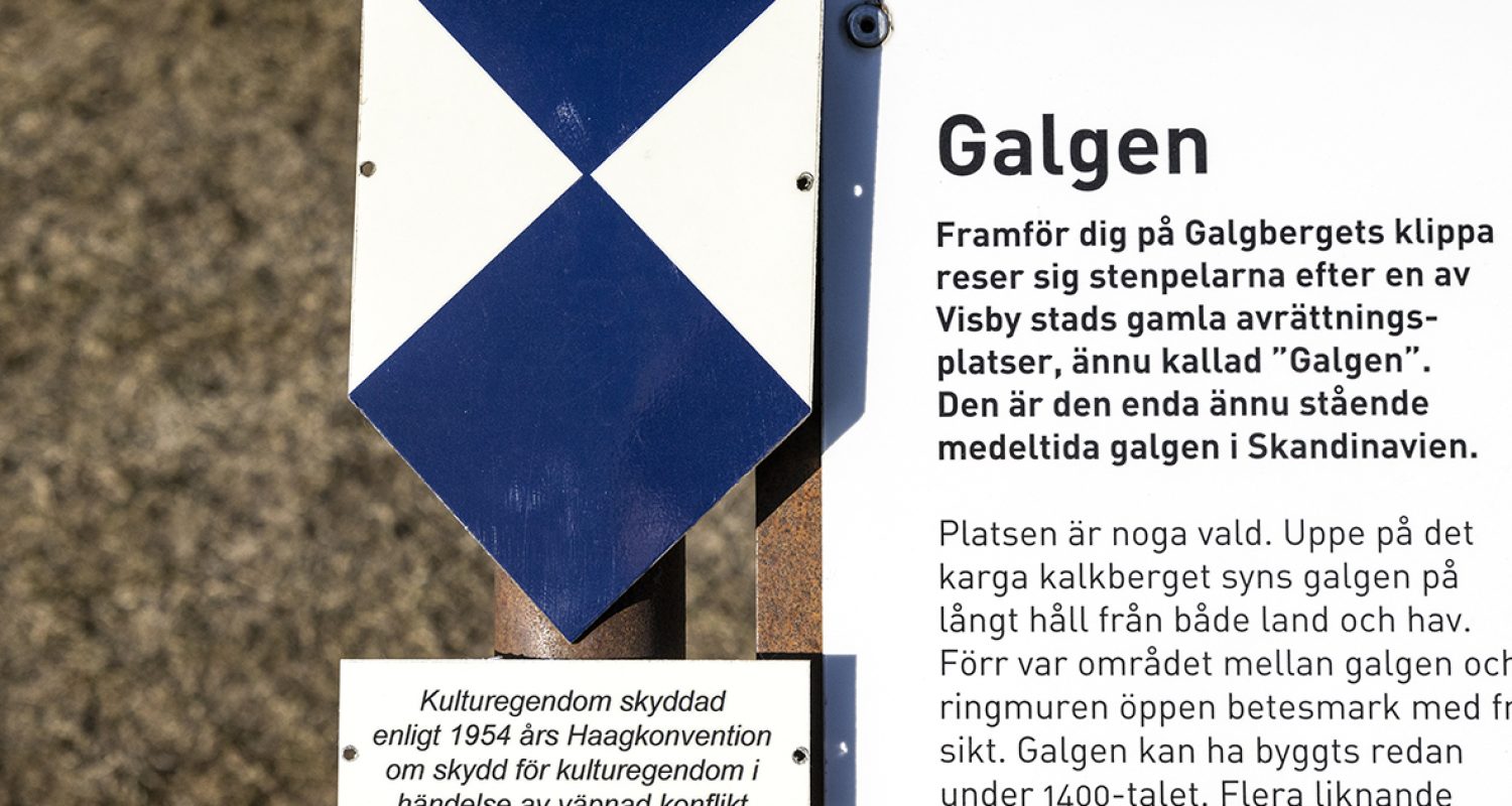 Galgen i Visby.