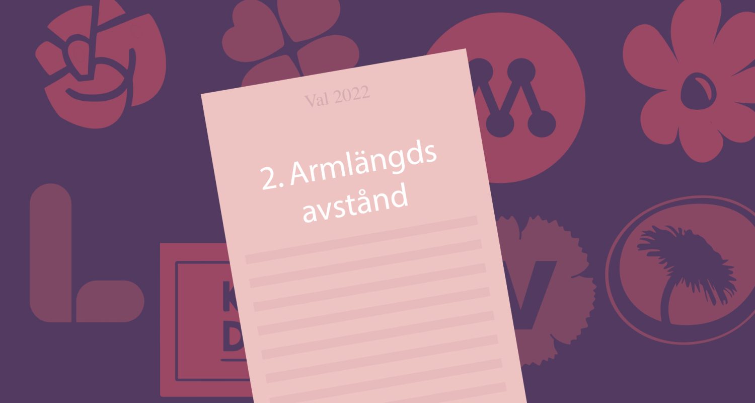 VAL2_armlangd Armlängds avstånd